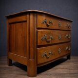 Antique curved commode in solid wood – Louis XIV / Louis XV period - 18th century