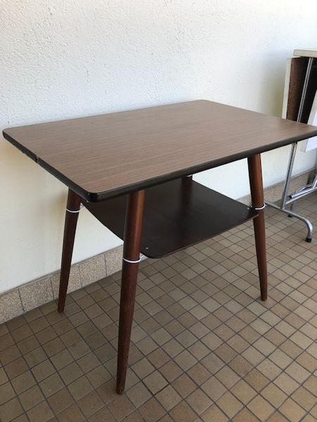 Vintage Compass Table Formica Tray