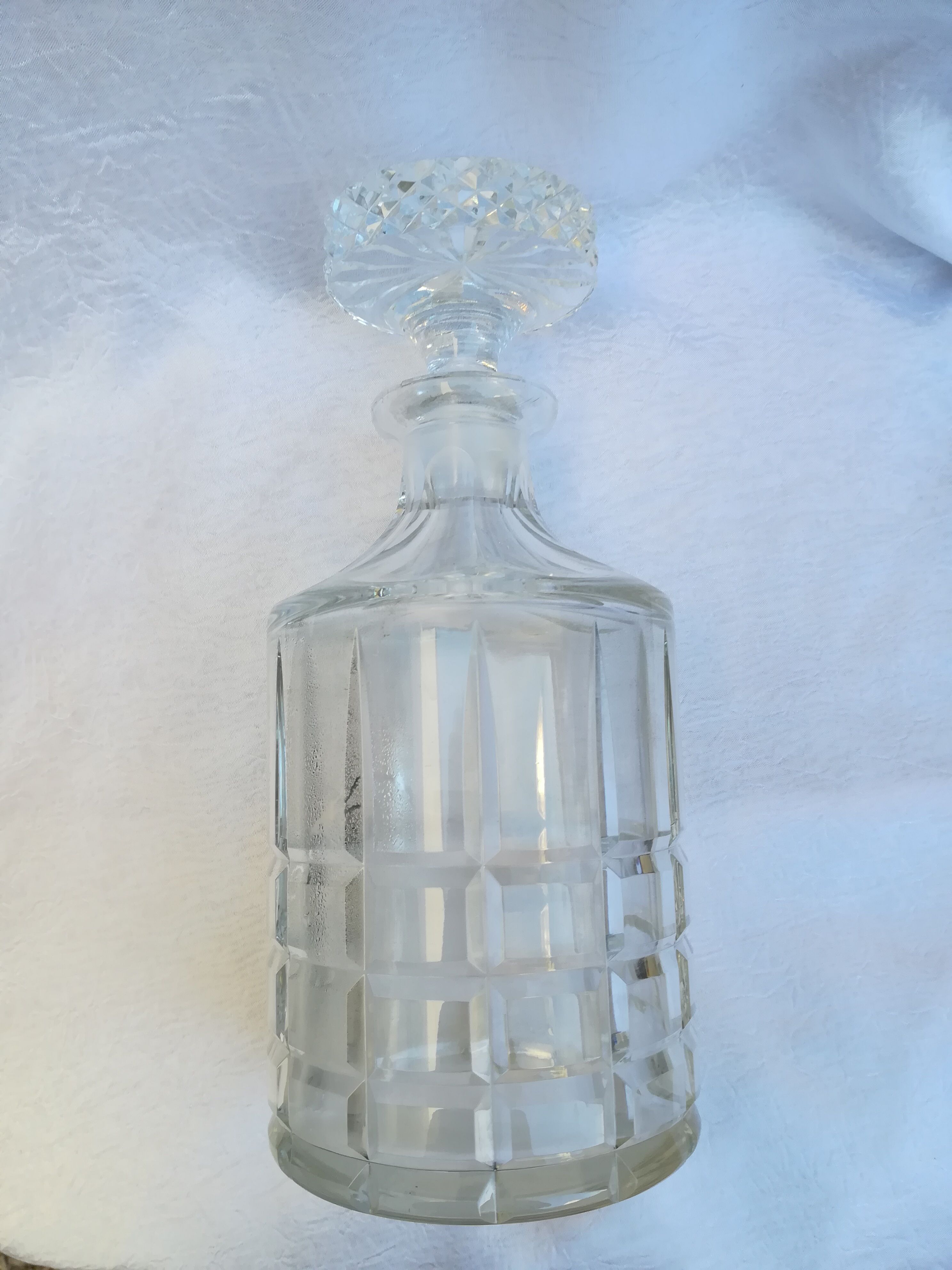 Crystal whiskey decanter