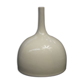 Vase en céramique blanche par Rene Devie France 1972