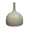 Vase en céramique blanche par Rene Devie France 1972