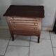 Meuble bas travailleuse chêne massif vintage commode