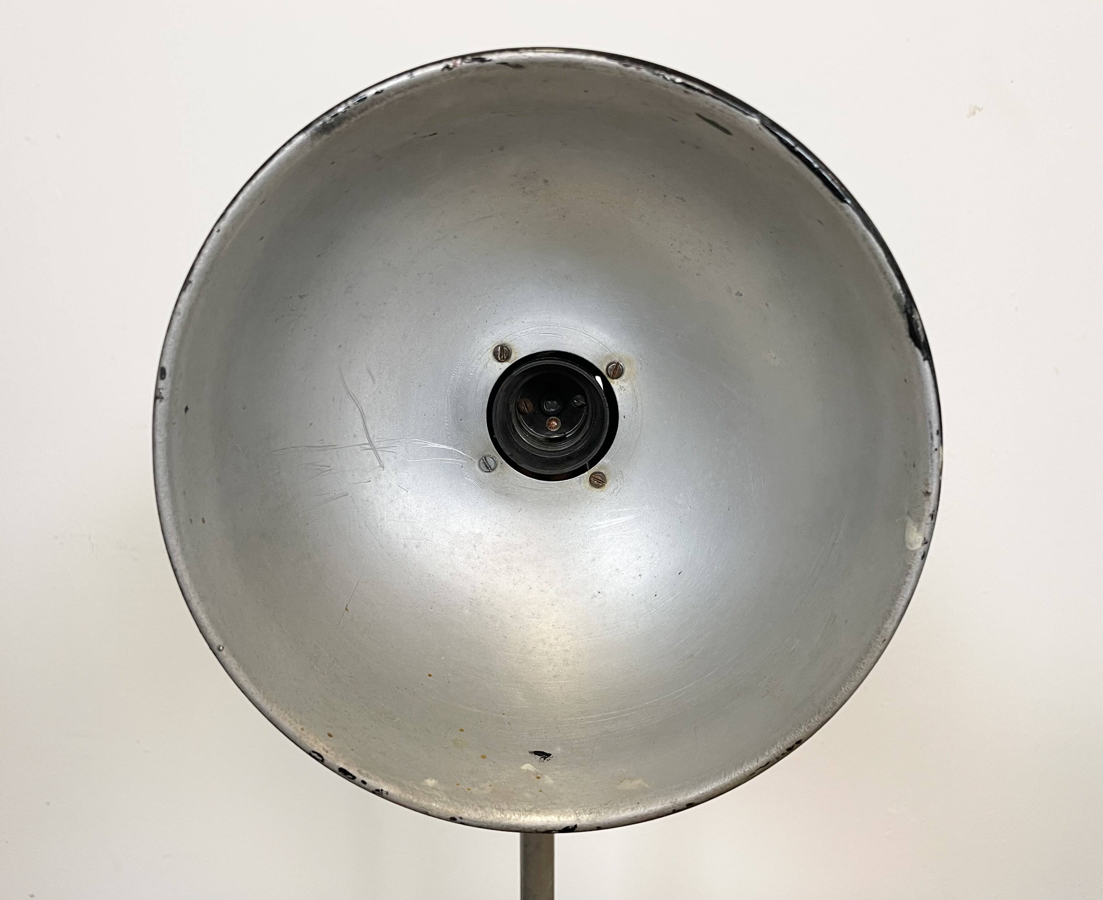 Vintage Black Workshpp Table Lamp, 1950s