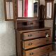 Victorian Dressing Table, Triptych Mirrors, UK, 1900