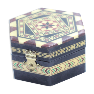 Moroccan wooden box