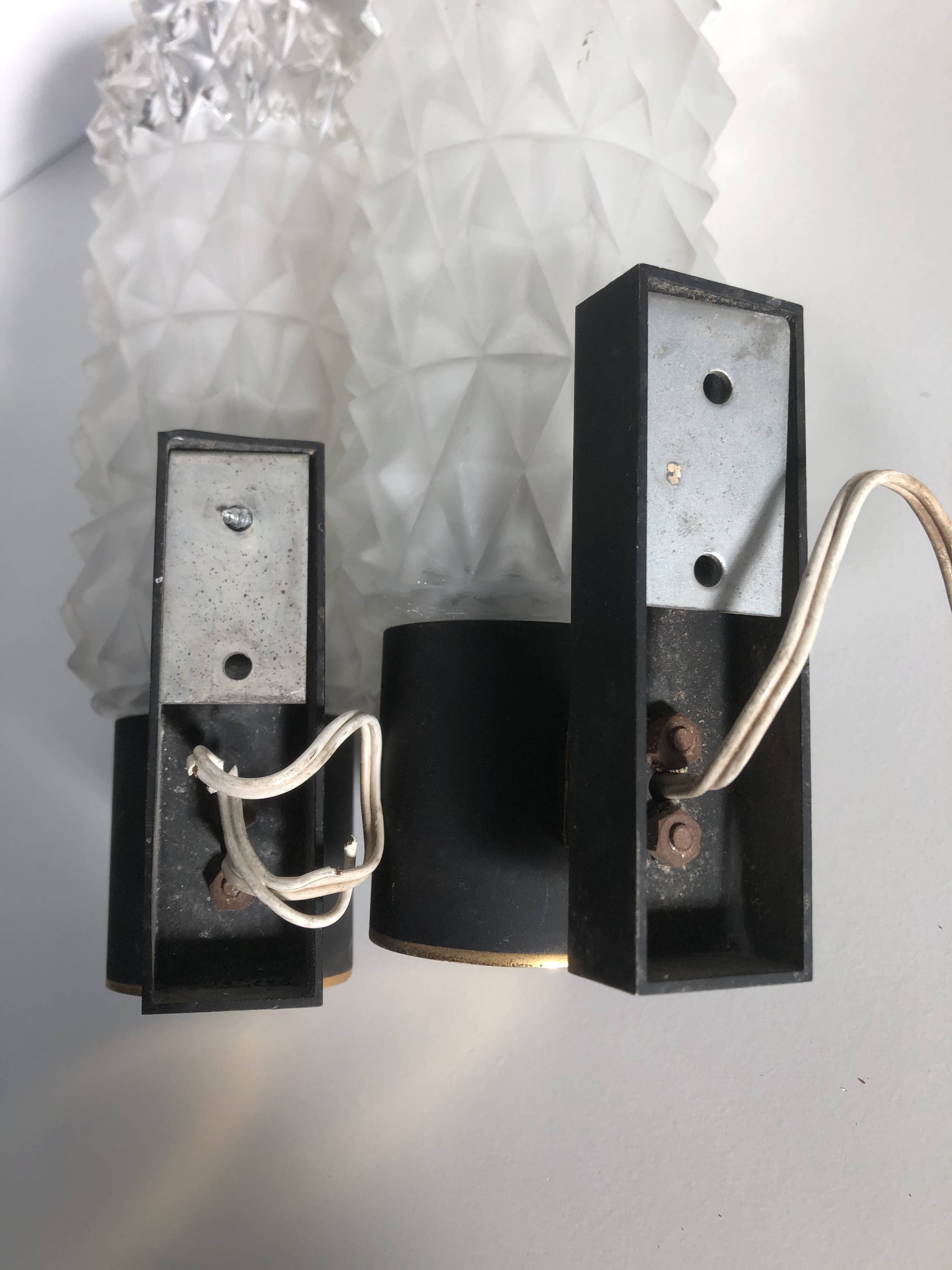 Pair of vintage wall lights