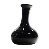 Black ceramic vase