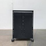Postmodern perforated metal service trolley, 1980s