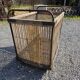 Ancient bakery cart made of rattan.