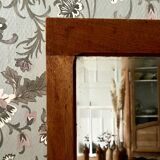 Large rectangular beveled mirror