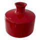 Vase en céramique rouge, années 70