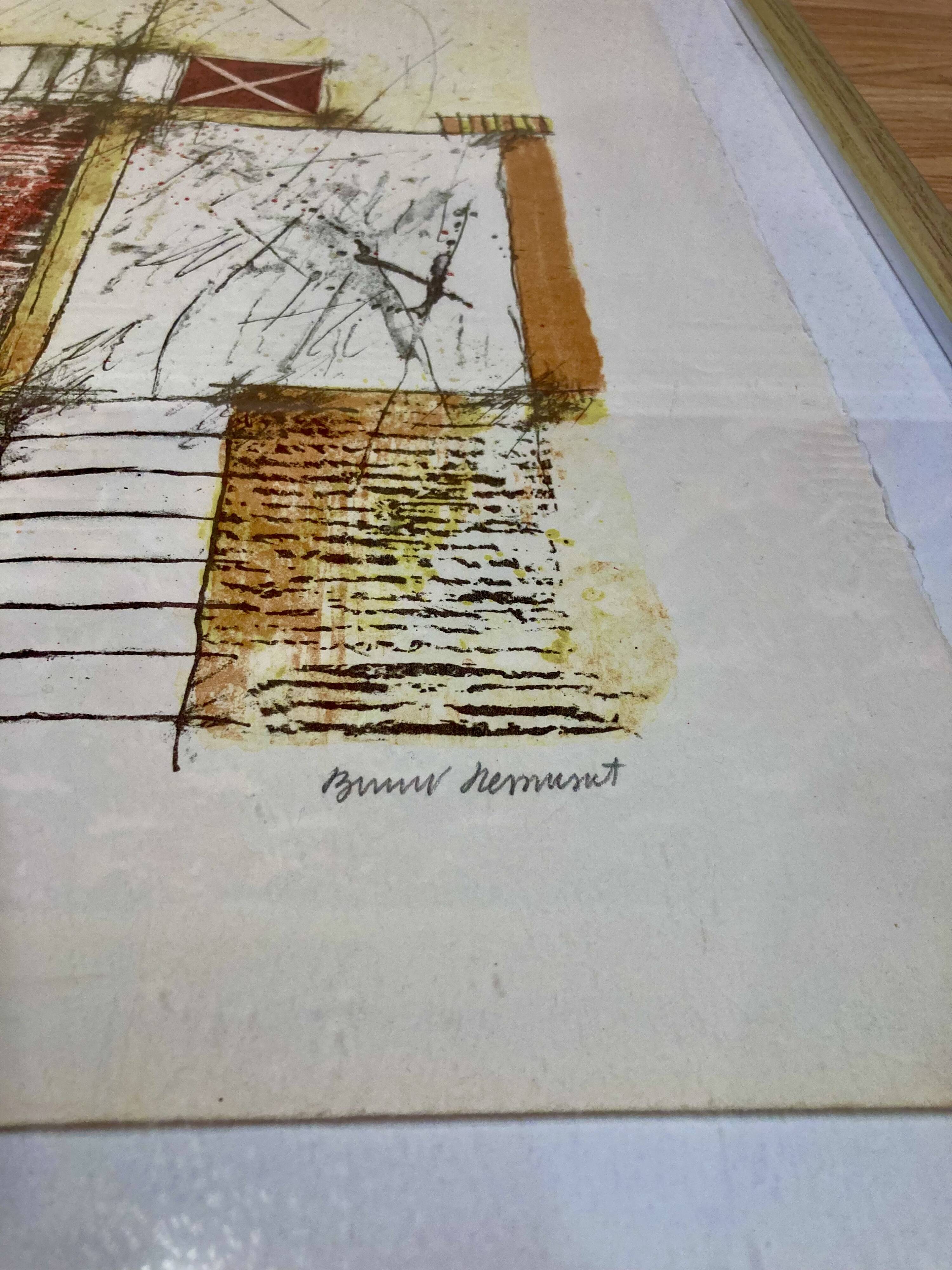 A pair of signed and numbered compositions "BERNARD REMUSAT".