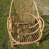 Vintage rattan table and chairs