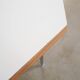 White table, Danish design, 1980s, made in Denmark