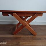 Coffee table in pine Pierre Beguet 70s