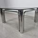 Vintage chrome coffee table