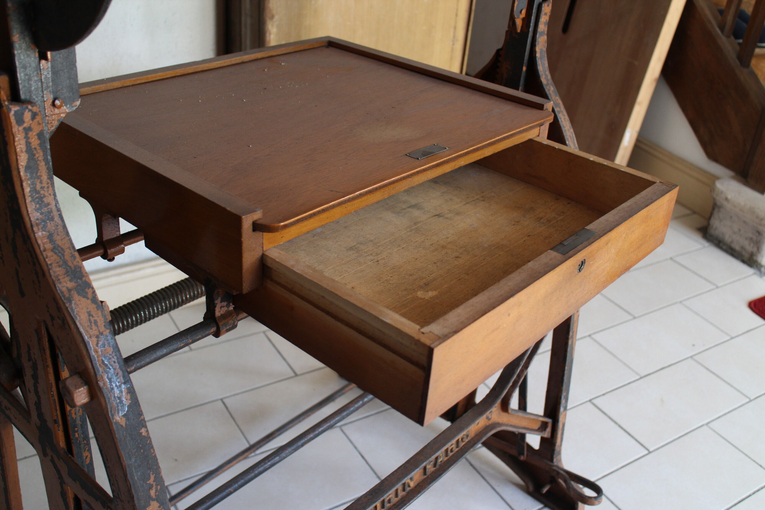 Architect's table industrial