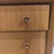 Oak chest of drawers