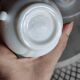 Vintage white glass cups