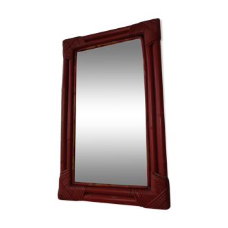 Bamboo mirror 34x55cm