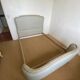 Antique bed frame in half-oval style (Louis XV)