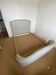 Antique bed frame in half-oval style (Louis XV)