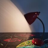 Vintage Hala Hala 50s Red Gooseneck Lamp