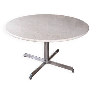 Table à manger en marbre - beige