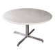 Beige marble dining table Super Malta by Roche Bobois, France, 1980s
