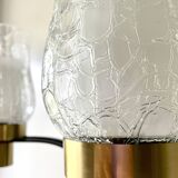 Large brutalist wall lamp by Jean Perzel