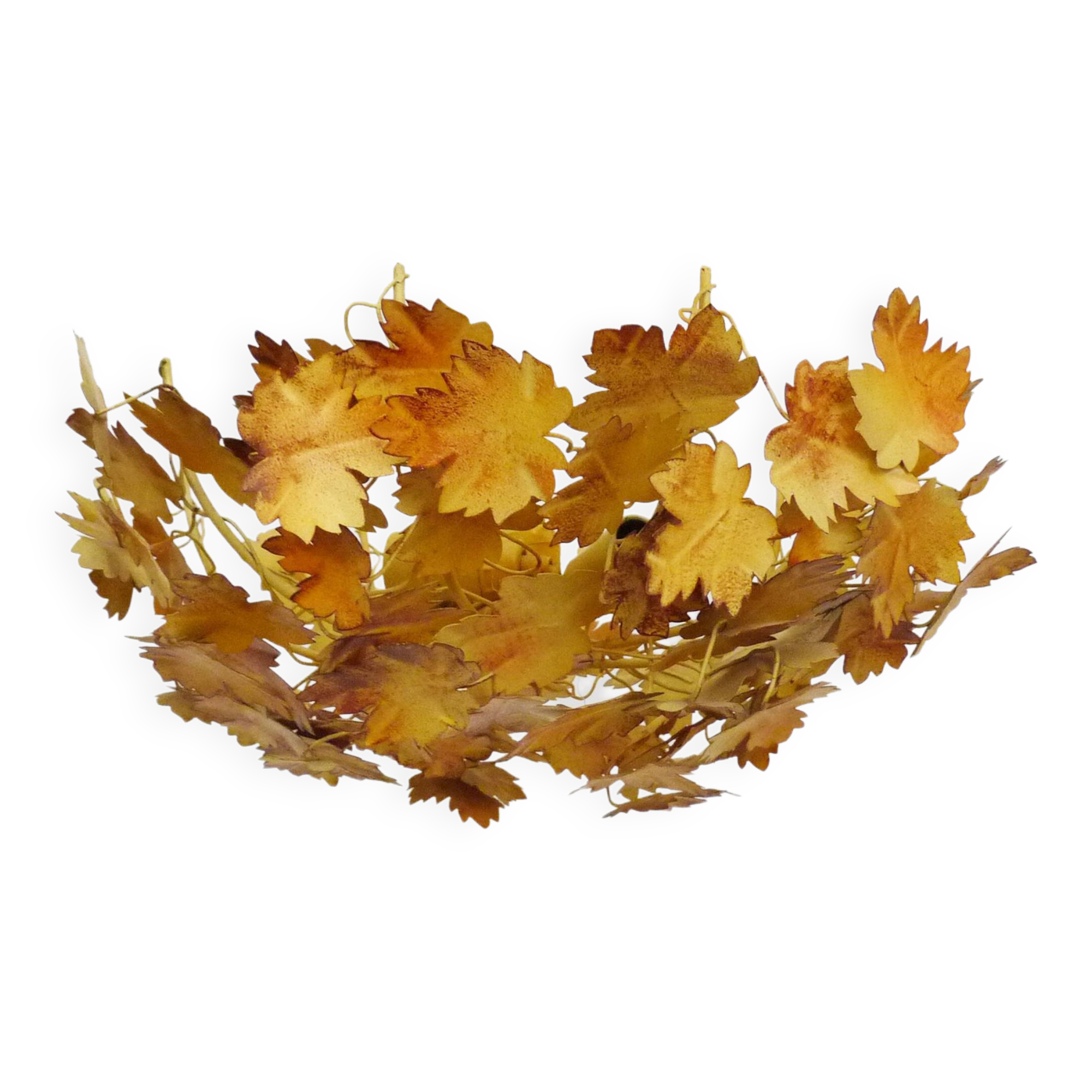 Vintage maison art et floritude ceiling light. autumn leaf