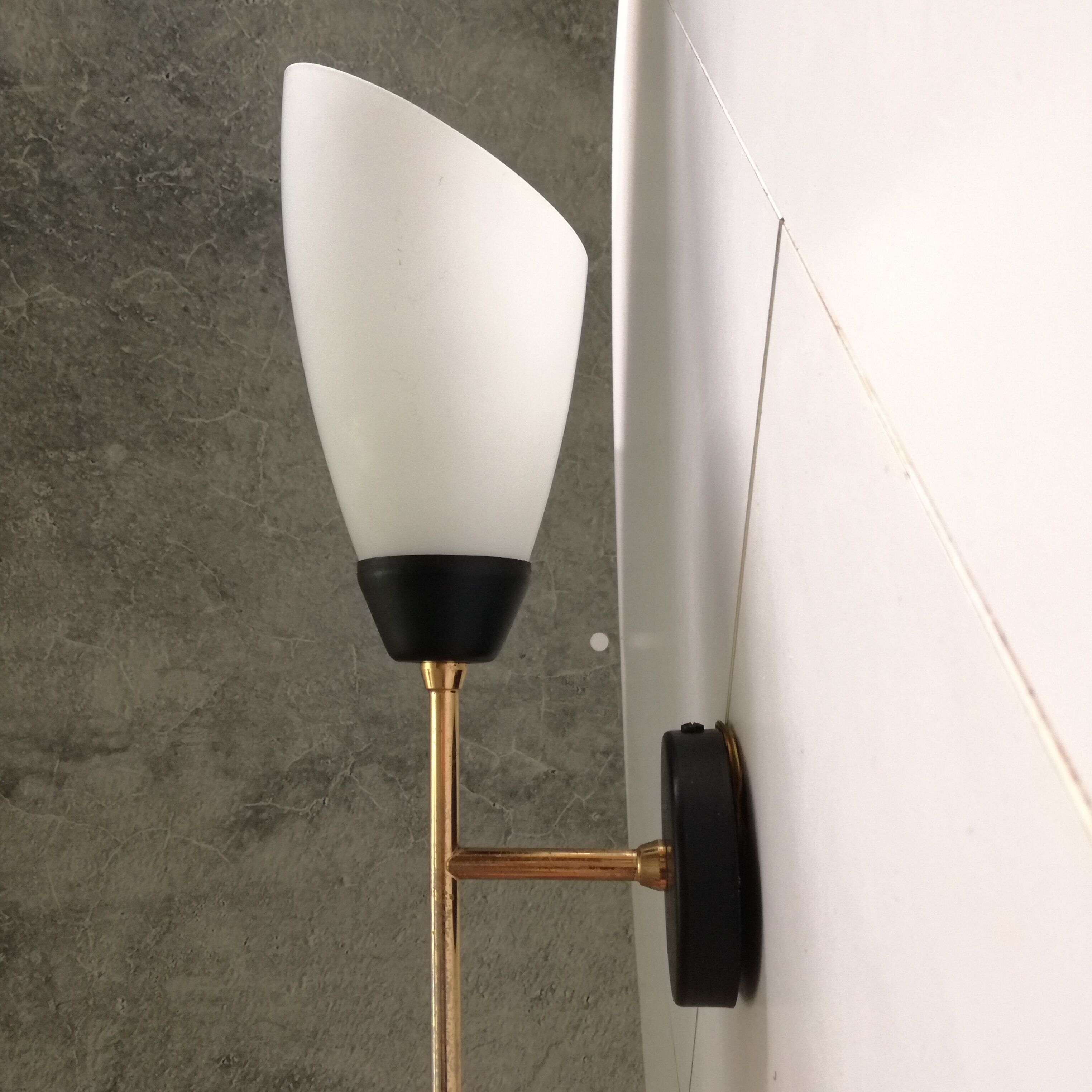 Minimalist wall lamp from 1960