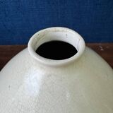 Vase œuf Art déco en céramique craquelée Orchies, 1930