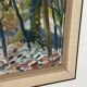 Swedish Oil on Canvas – “Forest” by Eyvind Olesen – Dated 1957