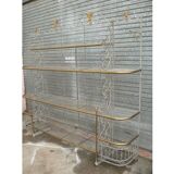 Bakery wrought iron shelf