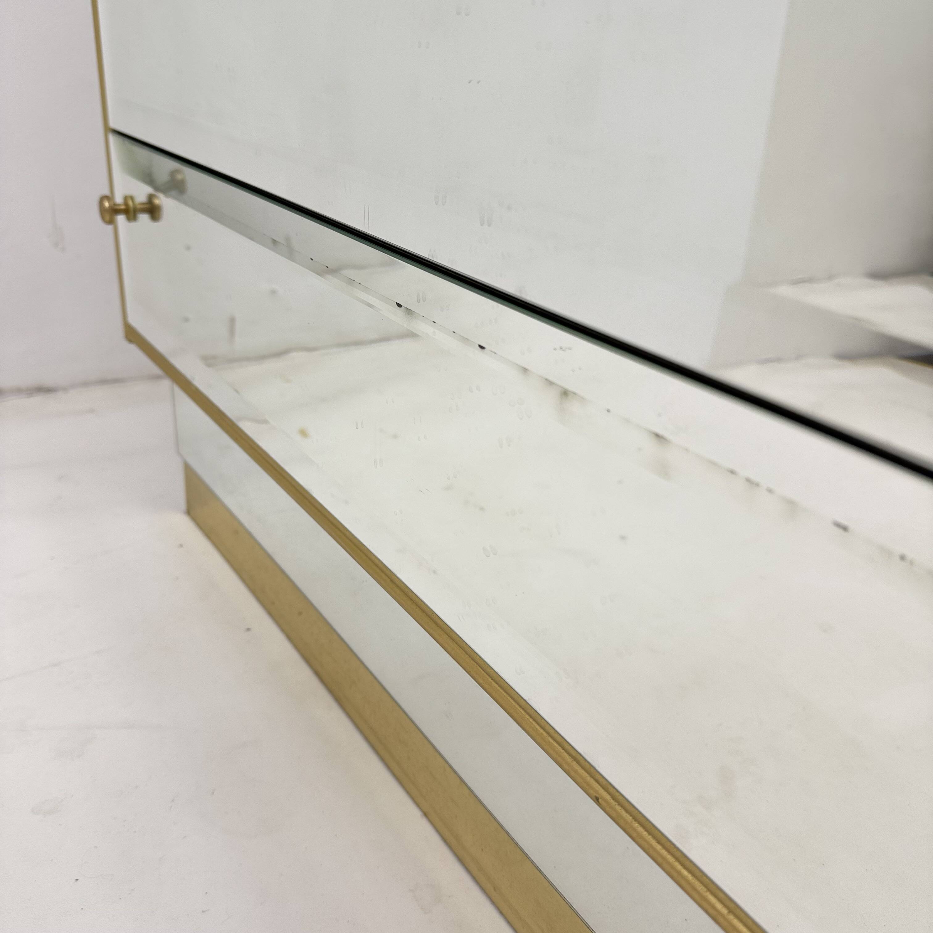 Commode à miroir Schöninger du milieu du siècle, années 1970