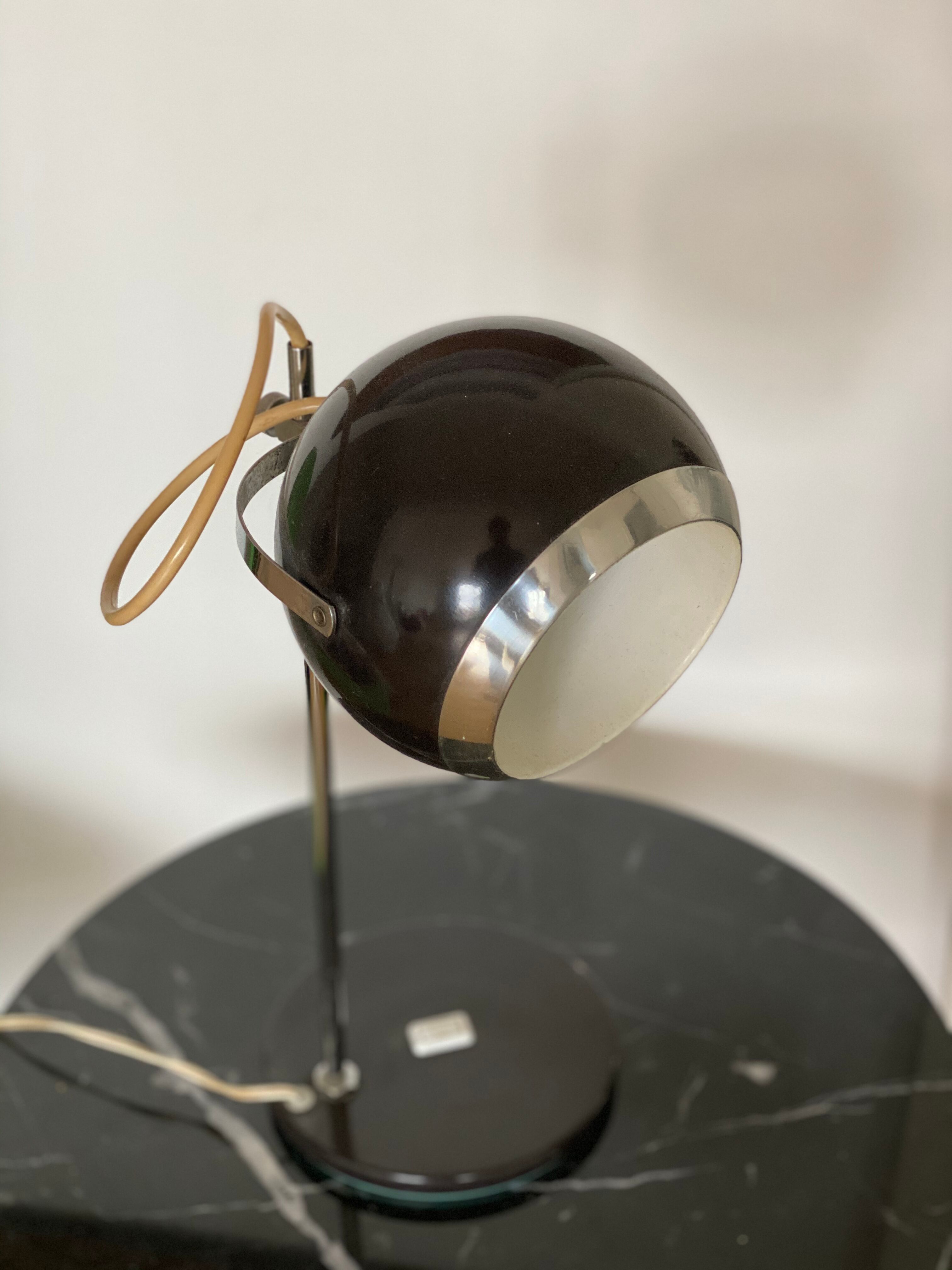 Vintage eye ball lamp circa 1970