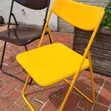 Pair of Ikea folding chairs from the 80s