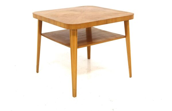 Table basse en orme, Swedish Modern, Suède, 1930