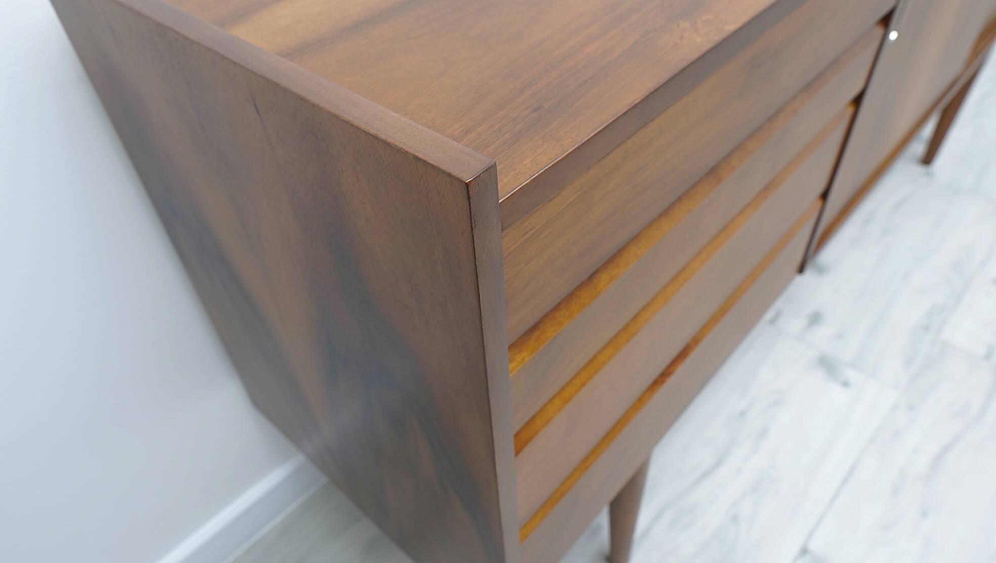 Chest of drawers from Bytom, sideboard from the Polish People's Republic. After professional renovation.