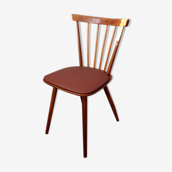 All wood chairs - terracotta