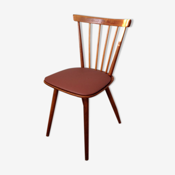 Chaise tout bois - terracotta