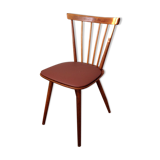All wood chairs - terracotta