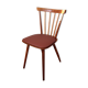Chaise tout bois - terracotta