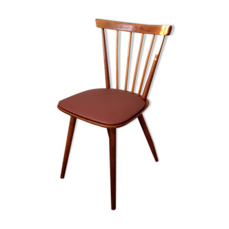 All wood chairs - terracotta