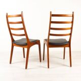 Vintage Danish Teak High-Back Dining Chairs by Korup Stolefabrik, 1960s, Set of 4