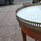 Gueridon side table old marble top vintage xxeme