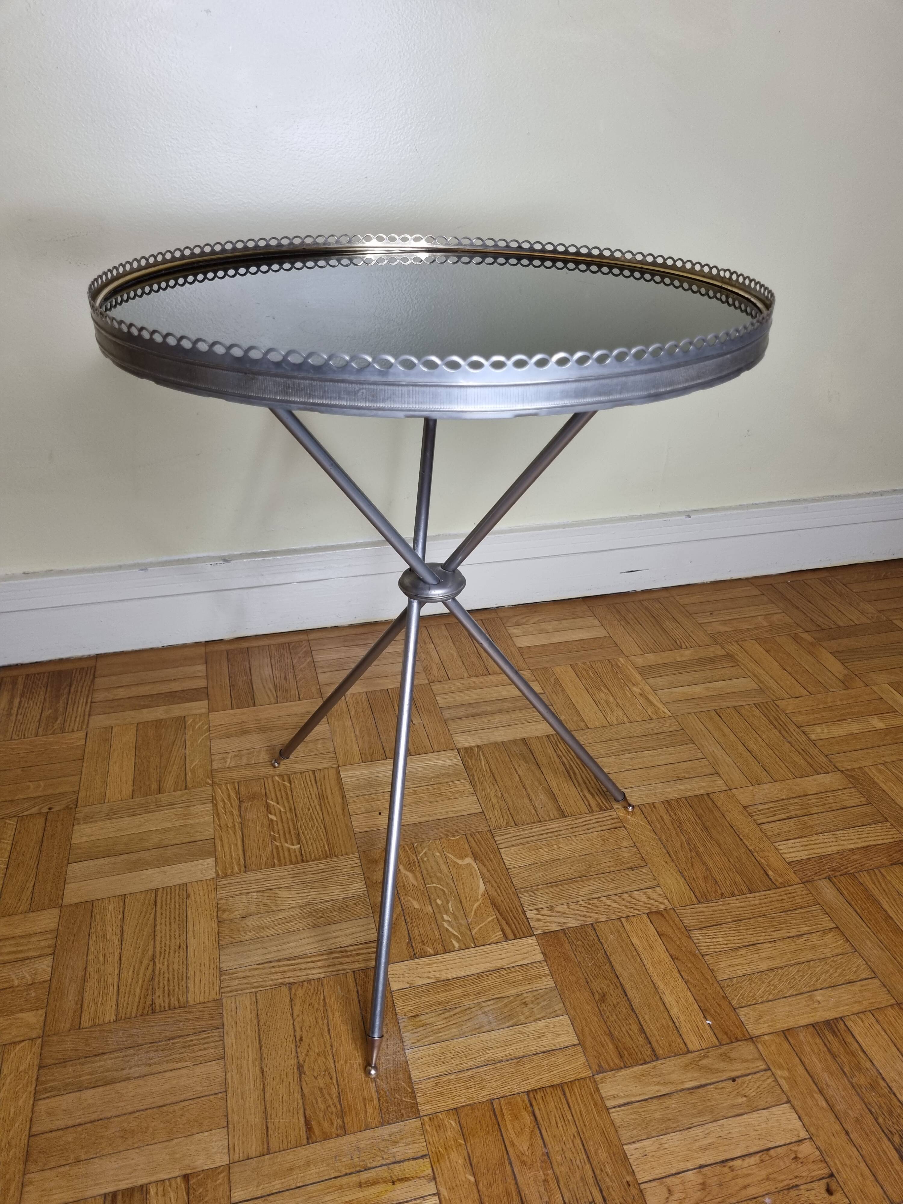Table à cocktail ronde tripode, 41 cm