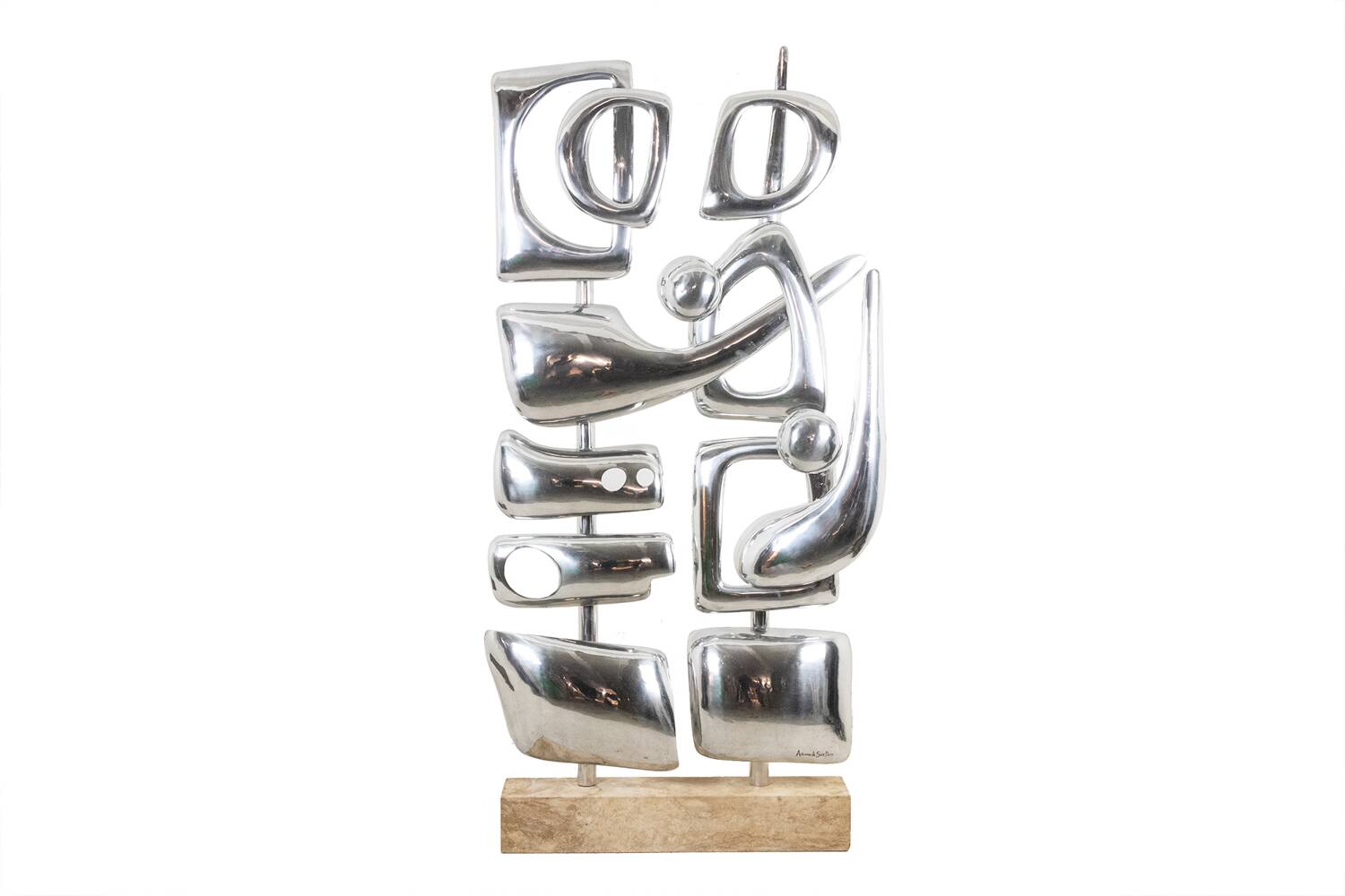 Antonine de Saint Pierre. Abstract sculpture. Contemporary work.