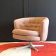 Fauteuil pivotant scandinave vintage des années 70